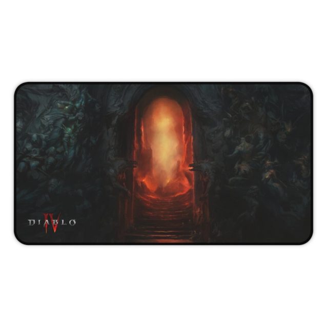 Diablo 4 Gaming Desk Mat Hell Gate 12" × 22" PimpYourWorld