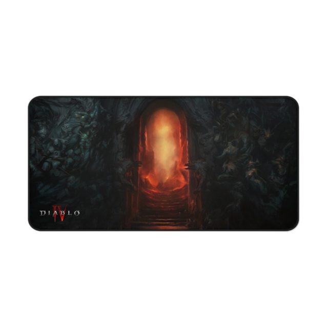 Diablo 4 Gaming Desk Mat Hell Gate 15.5" × 31" PimpYourWorld