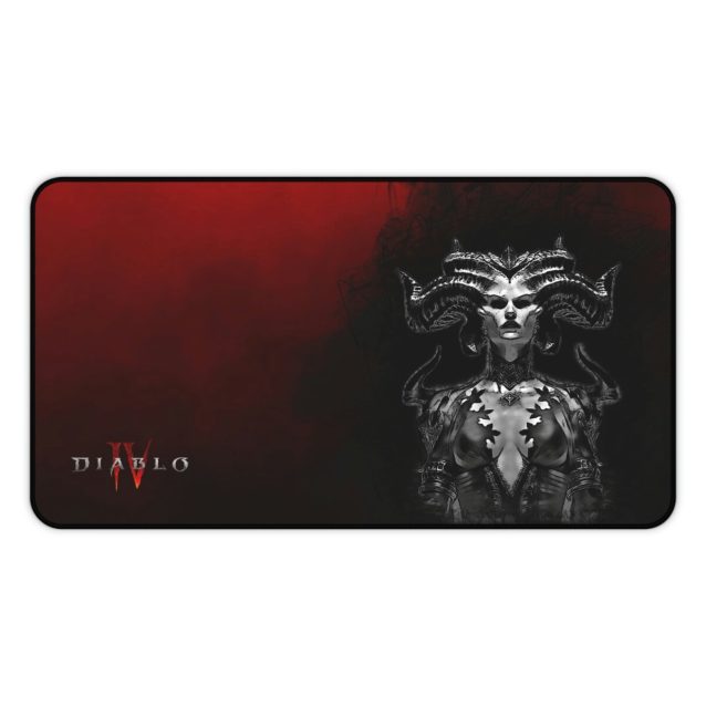 Diablo 4 Gaming Desk Mat Lilith 12" × 22" PimpYourWorld