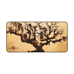 Diablo 4 Gaming Desk Mat Tree 15.5