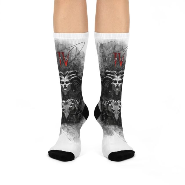 Diablo 4 Lilith Socks White PimpYourWorld