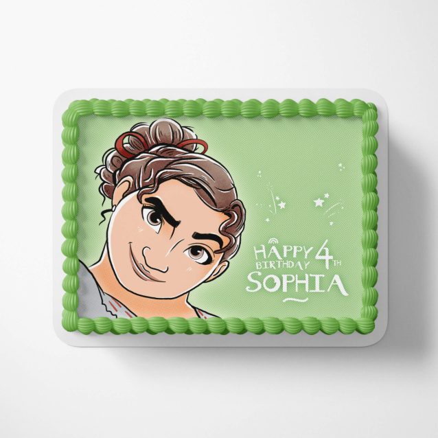 Disney Encanto Cake Topper Green Luisa 1/2 Sheet (17"x11") PimpYourWorld