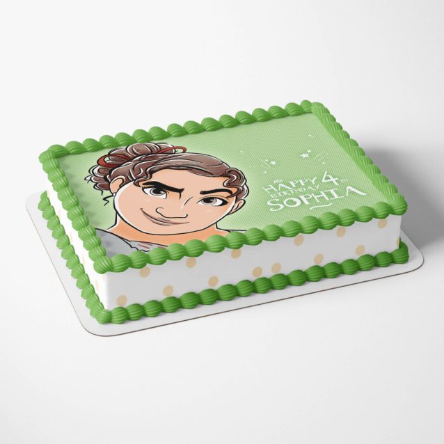 Disney Encanto Cake Topper Green Luisa 1/4 Sheet (8"x11") PimpYourWorld