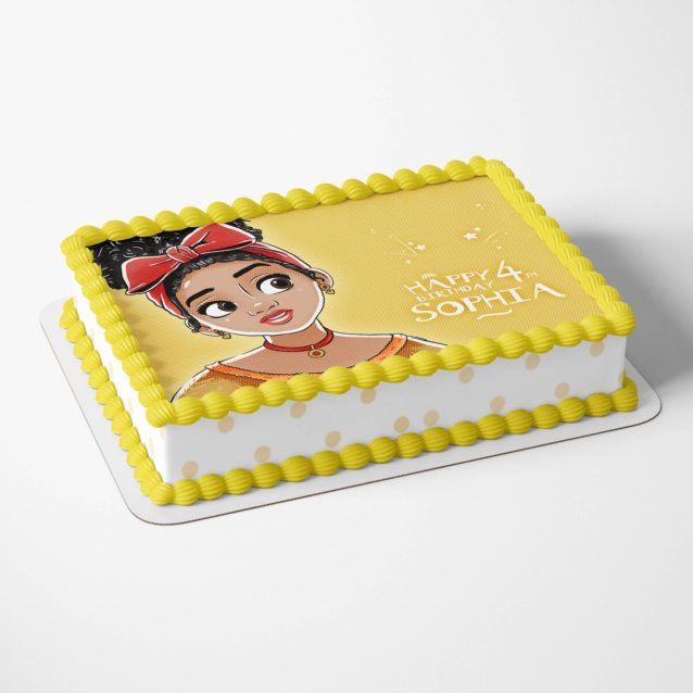 Disney Encanto Cake Topper Yellow Dolores 1/4 Sheet (8"x11") PimpYourWorld