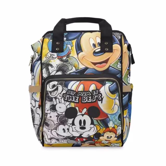 Disney Mickey Mouse Diaper Backpack Bag Colorful PimpYourWorld