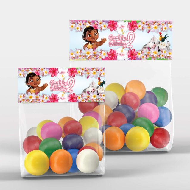 Disney Moana Treat Bag Toppers PimpYourWorld