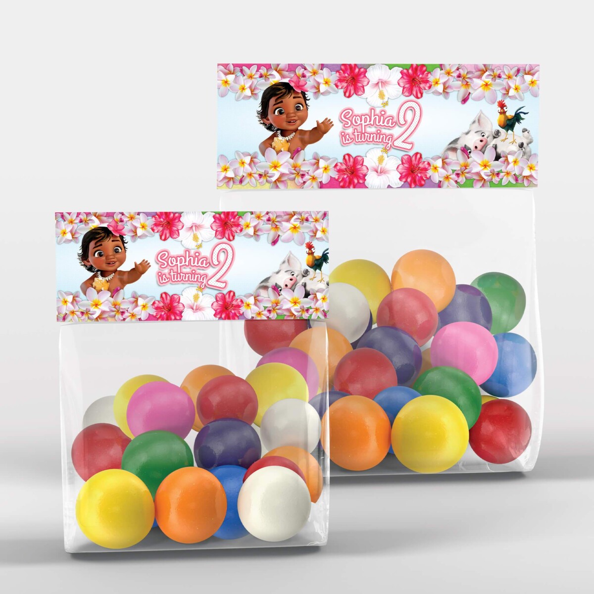 Disney Moana Treat Bag Toppers