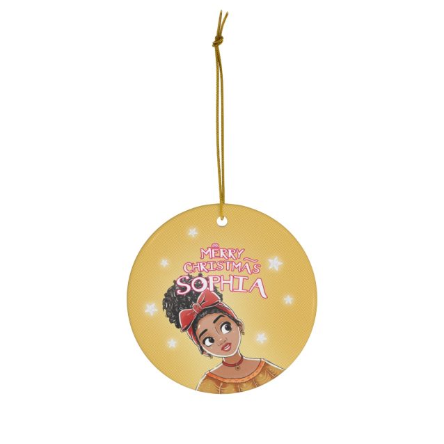 Encanto Christmas Ornament Circle Dolores PimpYourWorld
