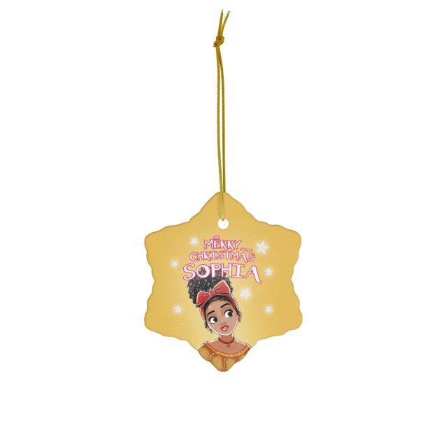 Encanto Christmas Ornament Snowflake Dolores PimpYourWorld