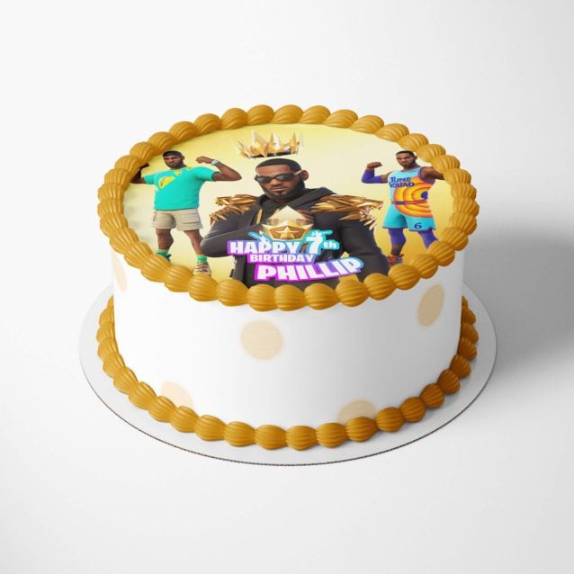 Fortnite Birthday Cake Season 9 Topper PimpYourWorld