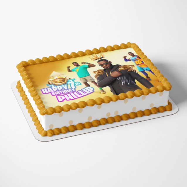 Fortnite Birthday Cake Season 9 Topper PimpYourWorld