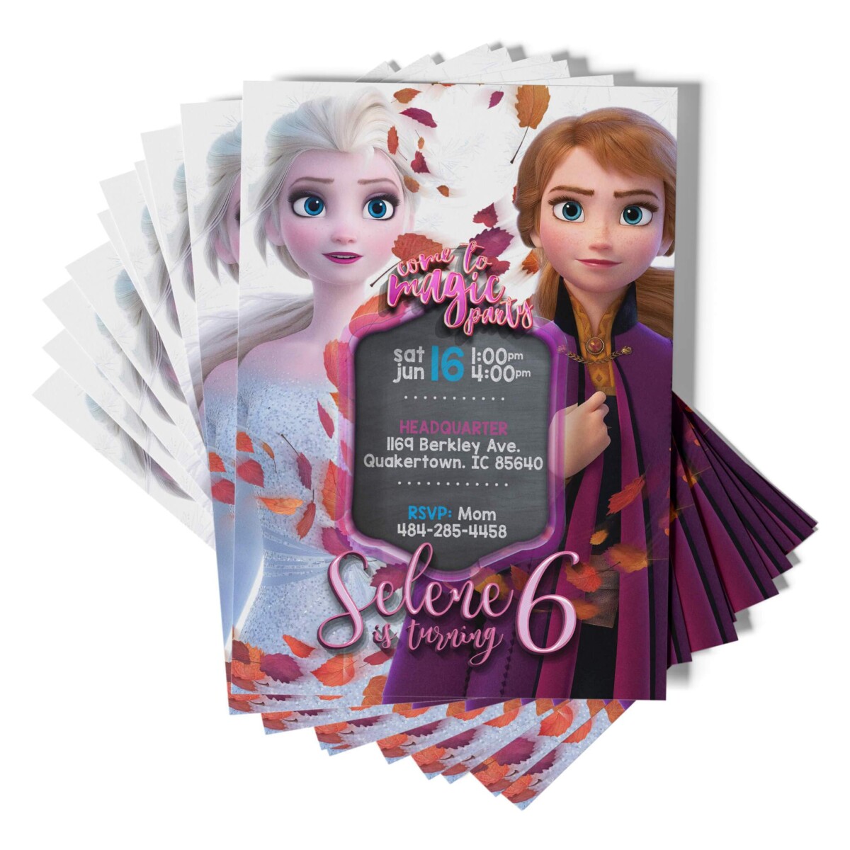 Frozen Birthday Invitation