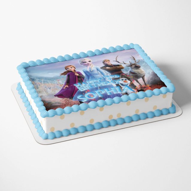 Frozen Cake Toppers 1/4 Sheet (8"x11") PimpYourWorld