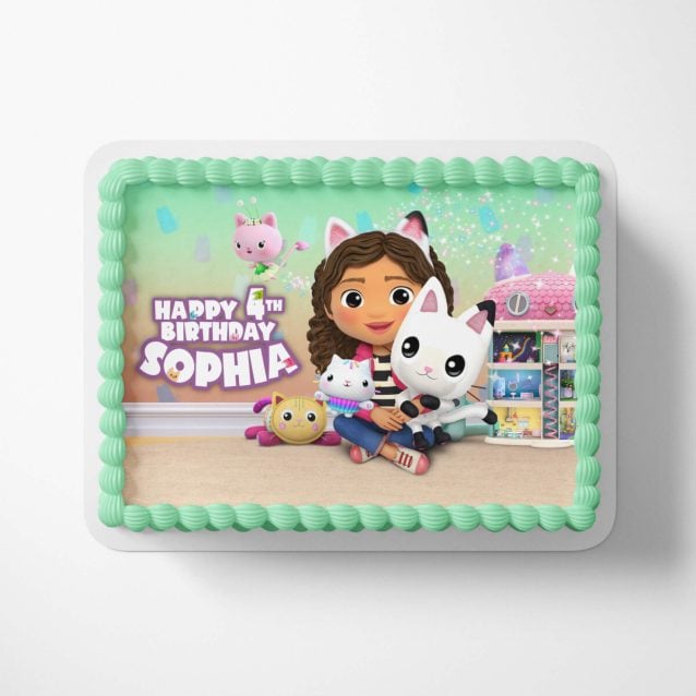Gabby's Dollhouse House Cake Topper 1/2 Sheet (17"x11") PimpYourWorld
