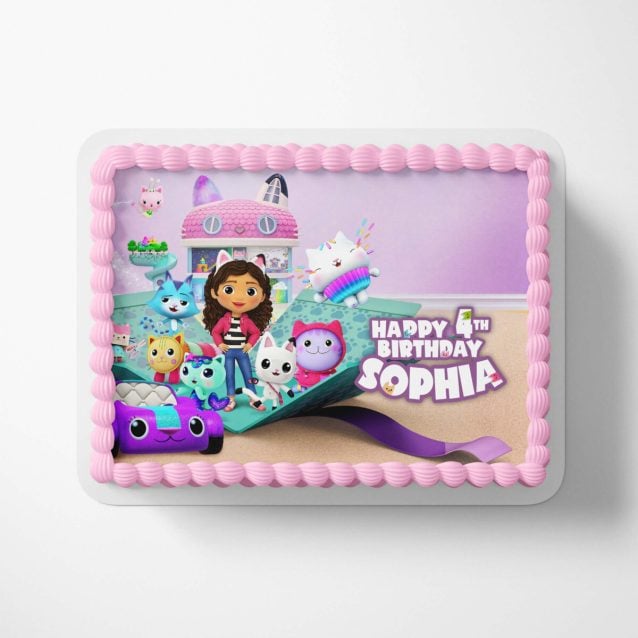 Gabby's Dollhouse Party Cake Topper 1/2 Sheet (17"x11") PimpYourWorld