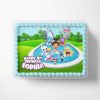 Gabby's Dollhouse Pool Party Cake Topper 1/2 Sheet (17"x11") PimpYourWorld