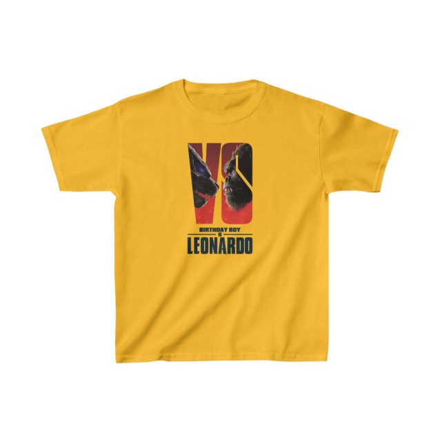 Godzilla vs Kong Birthday Shirt Gold PimpYourWorld
