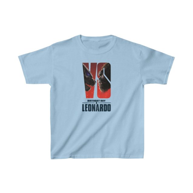 Godzilla vs Kong Birthday Shirt Light Blue PimpYourWorld
