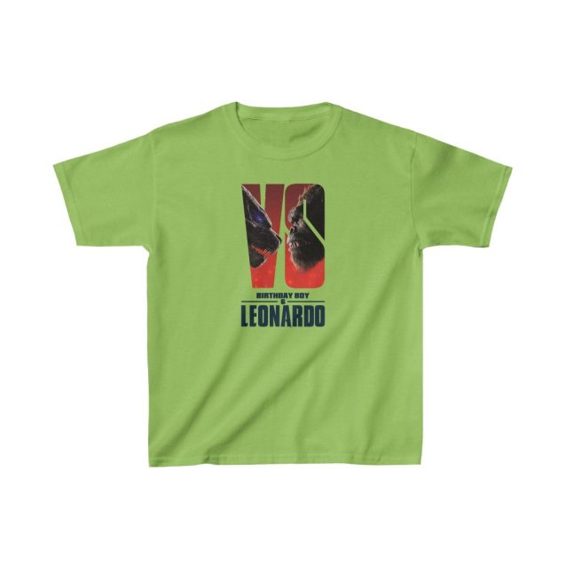 Godzilla vs Kong Birthday Shirt Lime PimpYourWorld