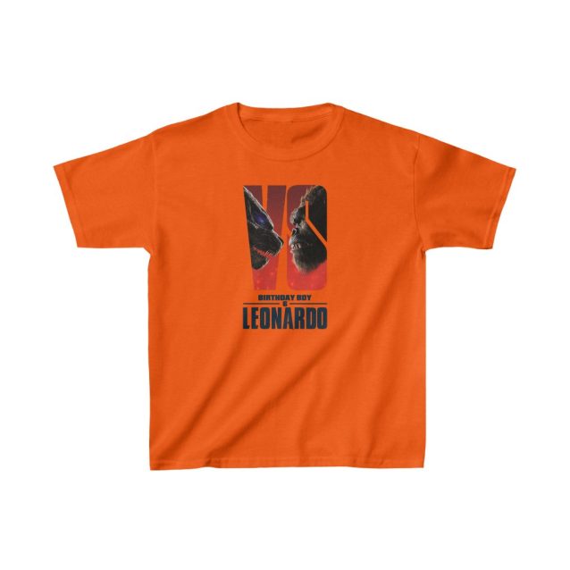 Godzilla vs Kong Birthday Shirt Orange PimpYourWorld