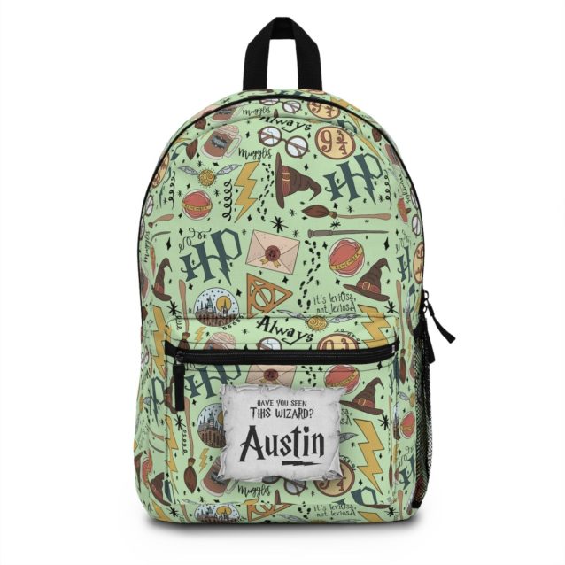 Harry Potter Backpack Hogwarts Green PimpYourWorld