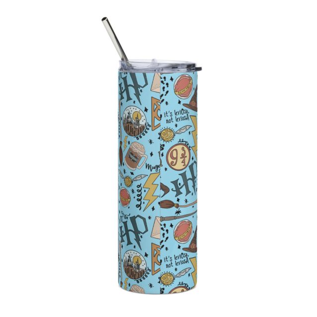 Harry Potter Blue Skinny Tumbler 20oz PimpYourWorld