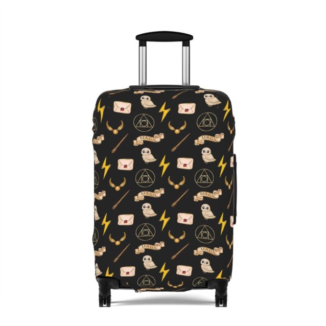 Harry Potter Luggage Cover Black 25'' × 16'' PimpYourWorld