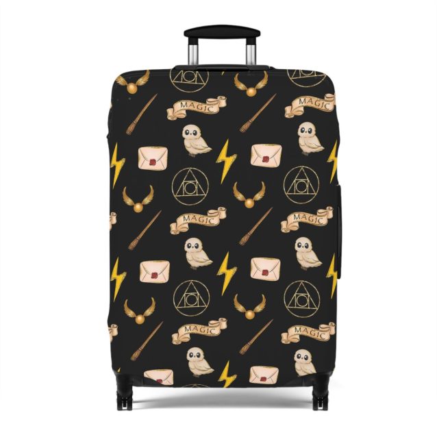 Harry Potter Luggage Cover Black 28'' × 20'' PimpYourWorld