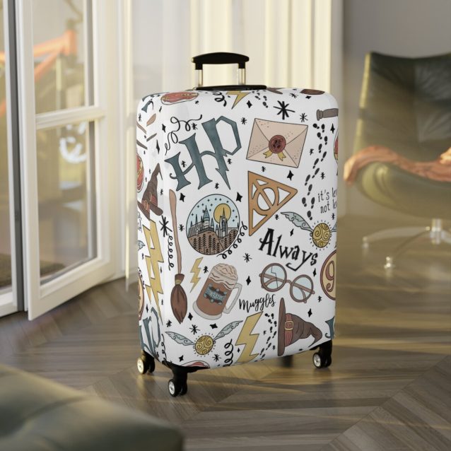 Harry Potter Luggage Cover PimpYourWorld
