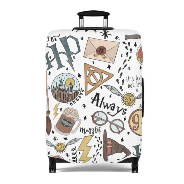 Harry Potter Luggage Cover White 28'' × 20'' PimpYourWorld