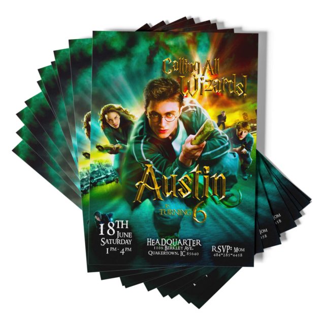 Harry Potter Party Invitations Default Title PimpYourWorld