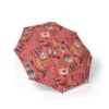 The Hogwarts Doodles (Red) canopy of the Harry Potter umbrella, shown open.