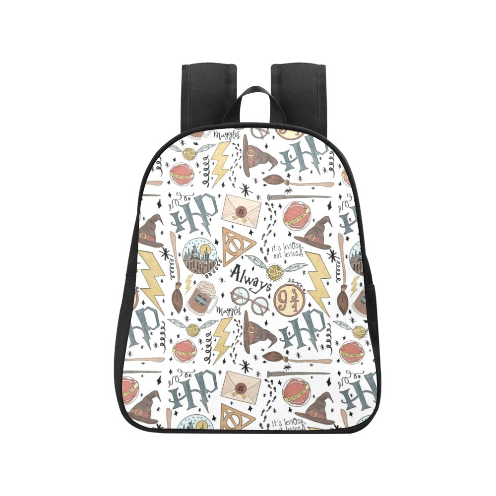 Harry Potter White Book Bag