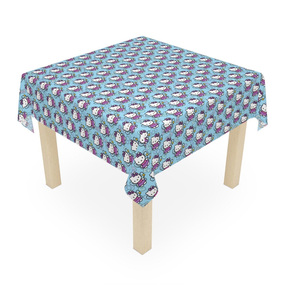 Hello Kitty Blue Tablecloth