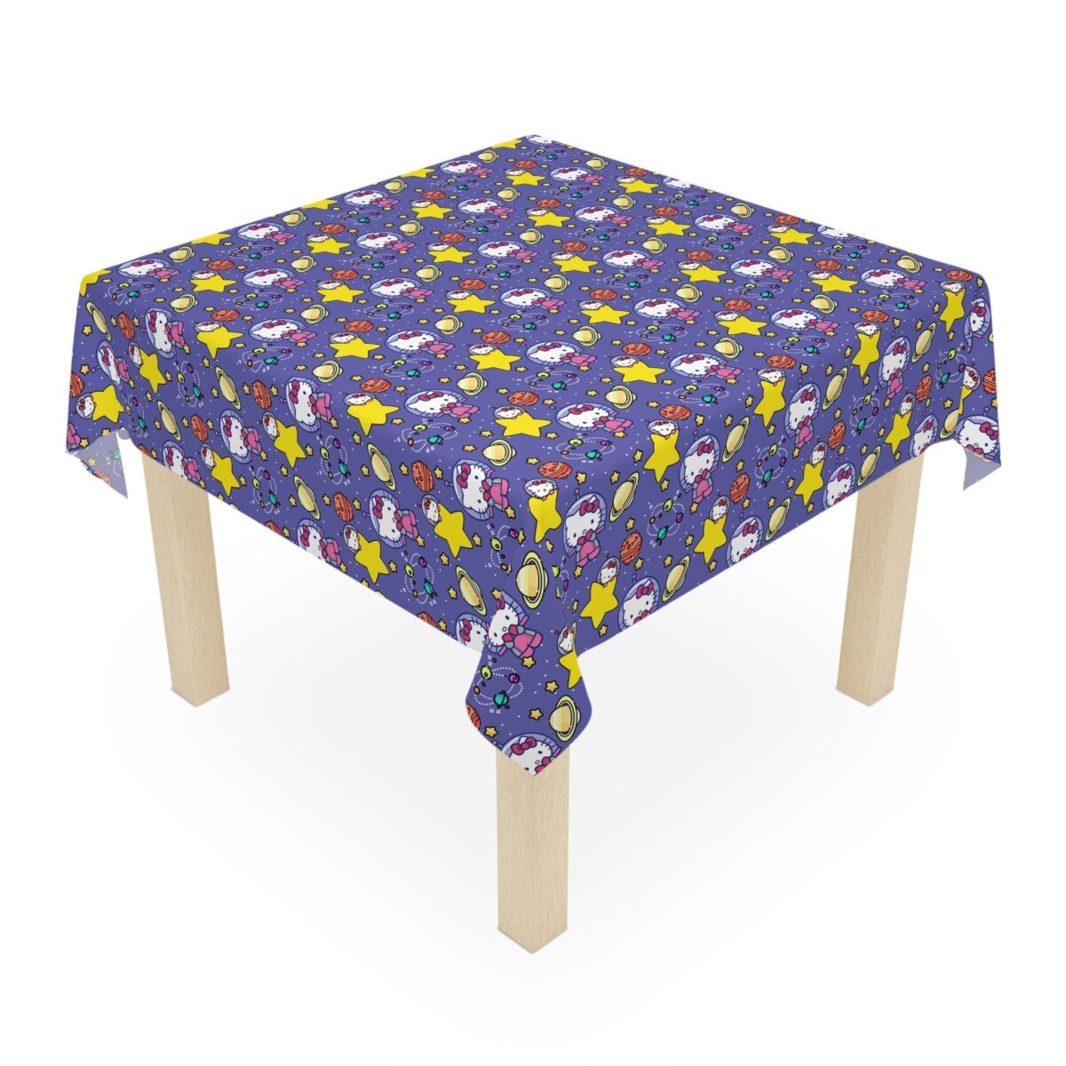 Hello Kitty Purple Tablecloth