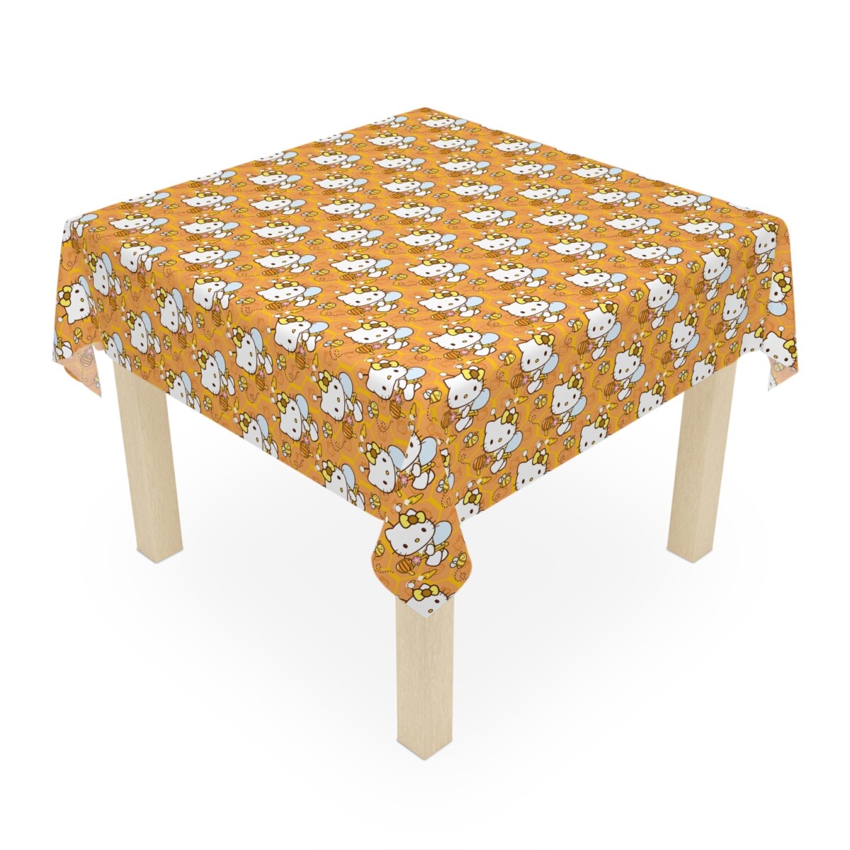 Hello Kitty Orange Tablecloth