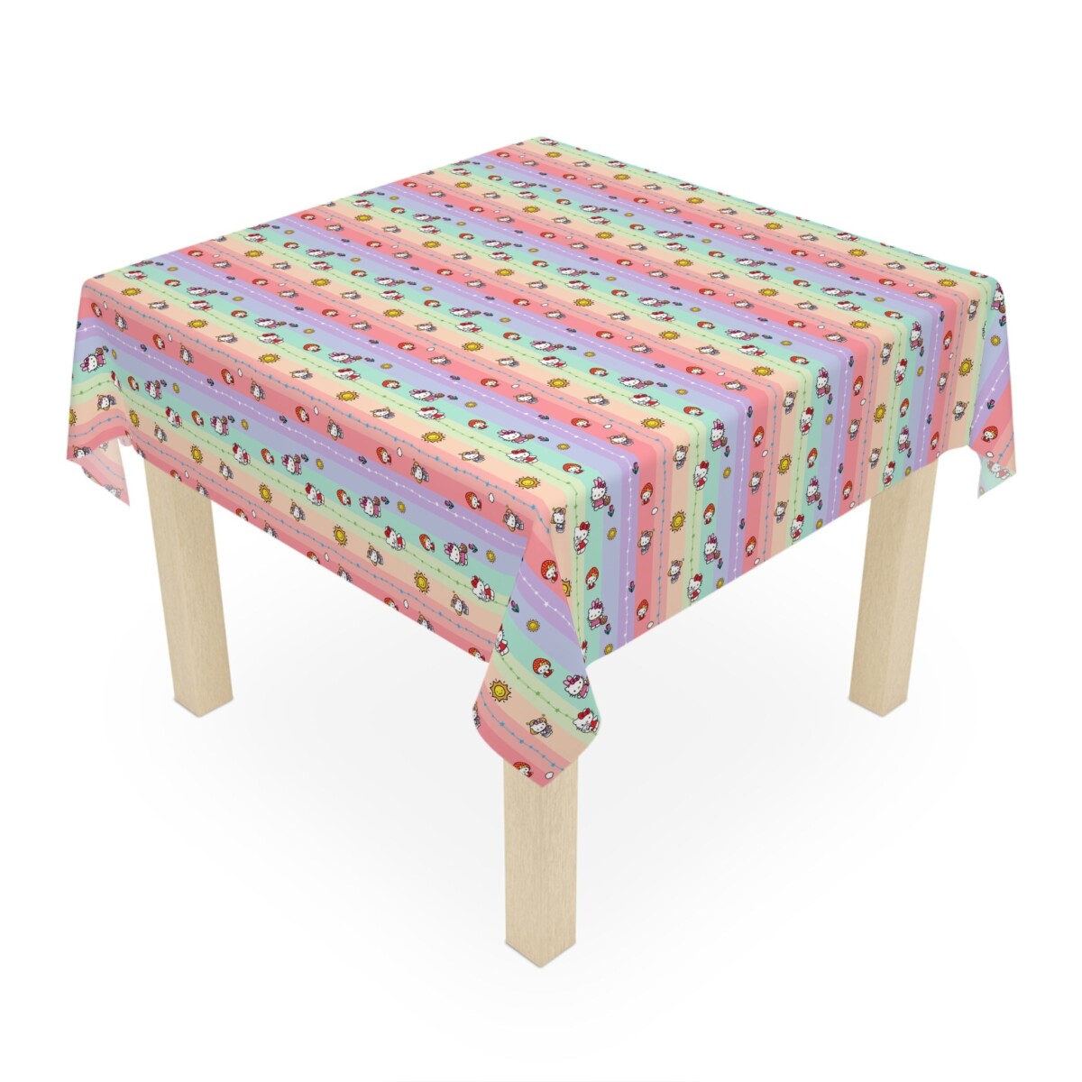 Hello Kitty Rainbow Tablecloth