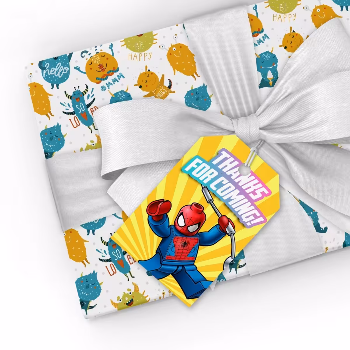 Lego Avengers Thank You Tags