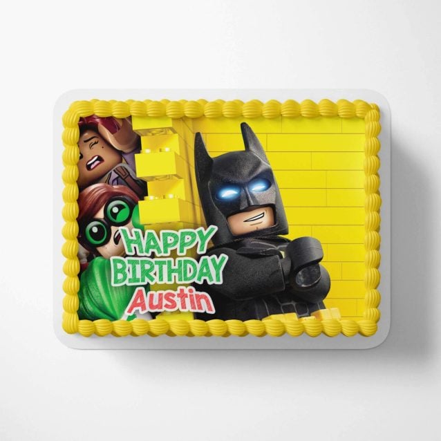 Lego Batman Cake Toppers 1/2 Sheet (17"x11") PimpYourWorld