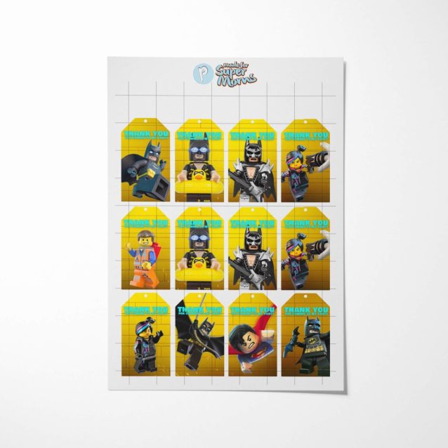 Lego Batman Thank You Tags PimpYourWorld