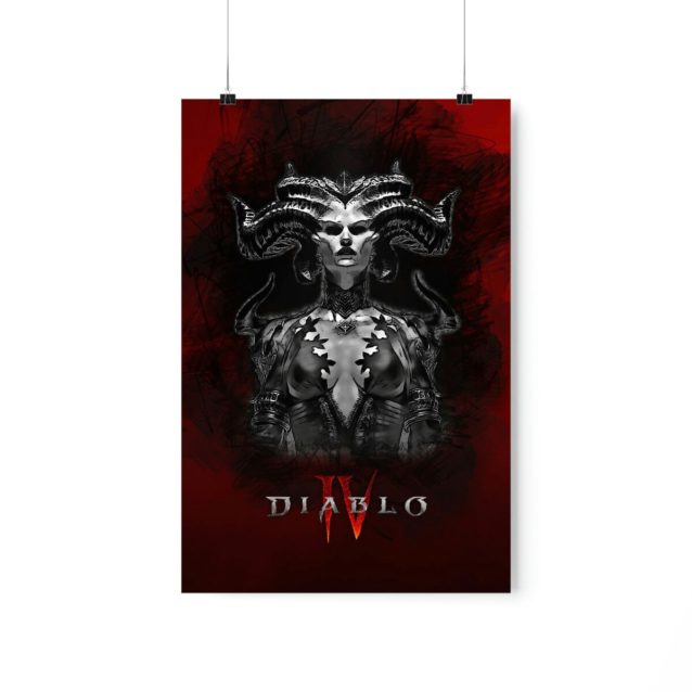 Lilith Diablo 4 Poster 12″ x 18″ PimpYourWorld