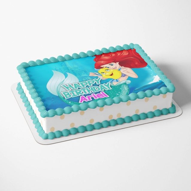 Little Mermaid Cake Toppers Original 1/4 Sheet (8"x11") PimpYourWorld
