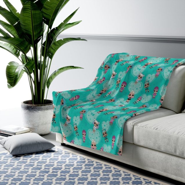 LOL Blanket 60" × 80" Green PimpYourWorld