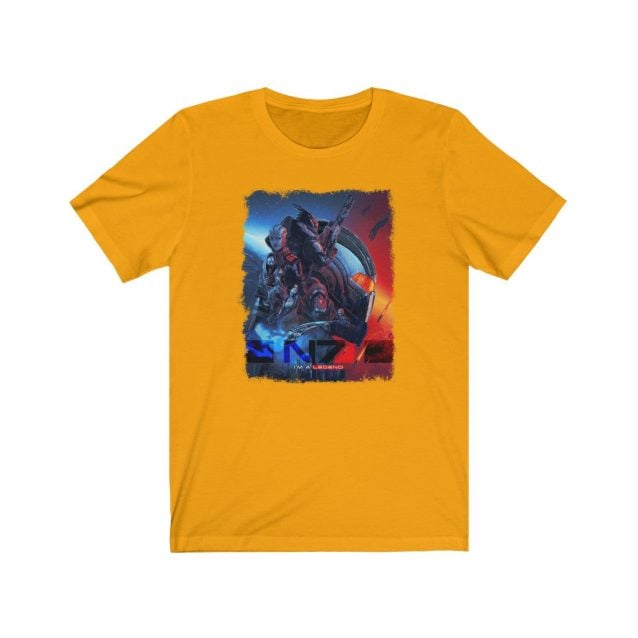 Mass Effect Legendary T-Shirt Gold PimpYourWorld