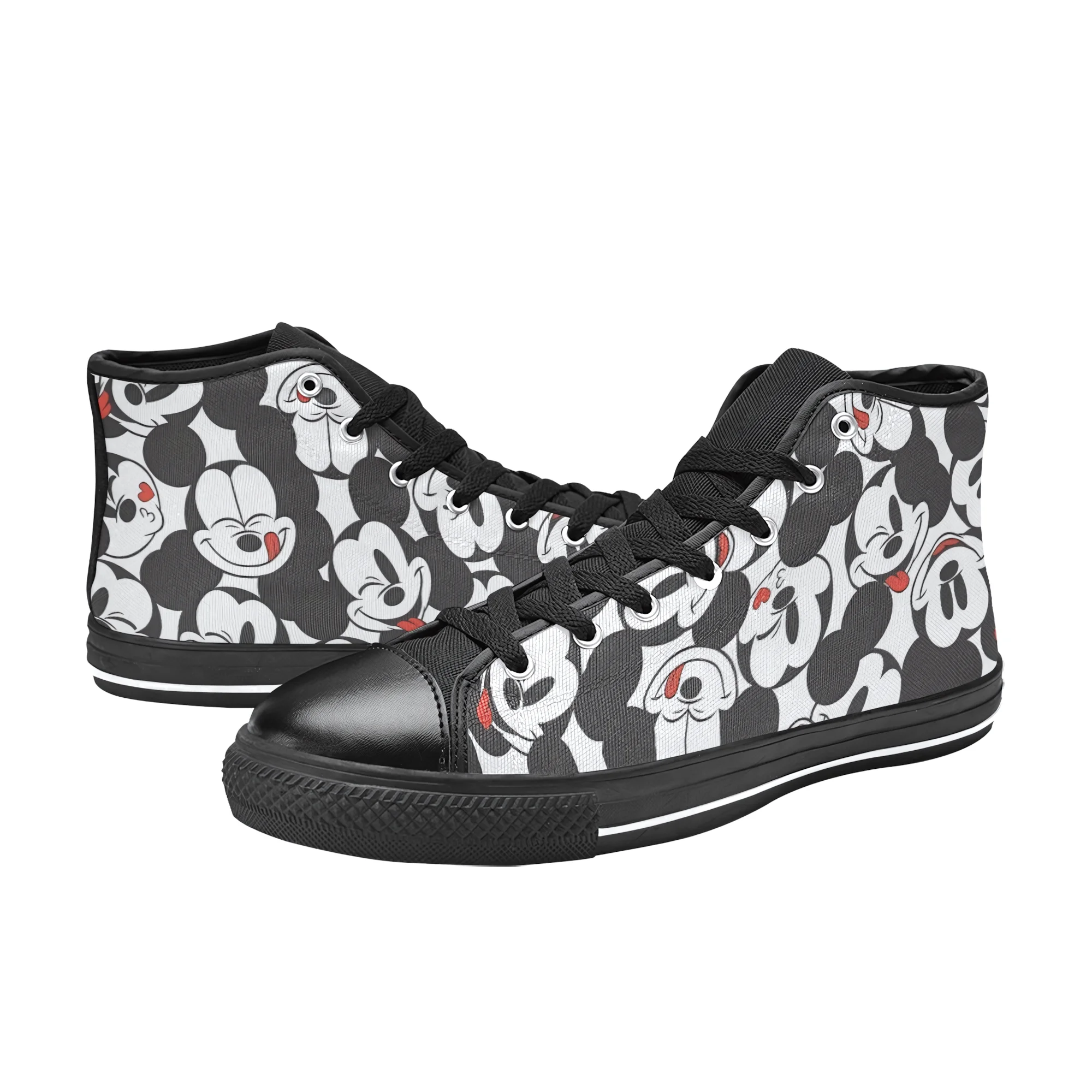 Mickey & Minnie Mouse Kids Canvas Sneakers