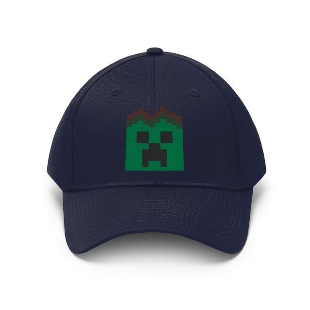 Minecraft Creeper Hat True Navy PimpYourWorld