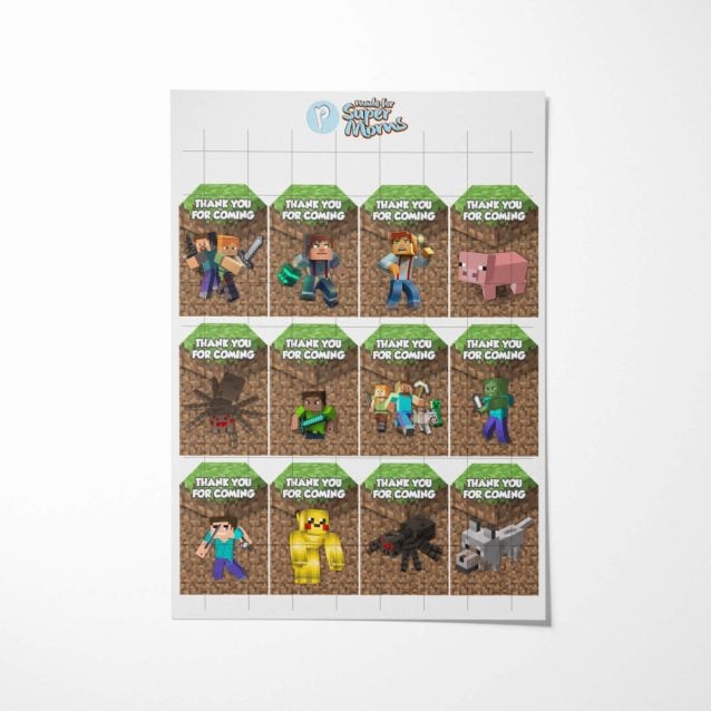 Minecraft Thank You Tags PimpYourWorld