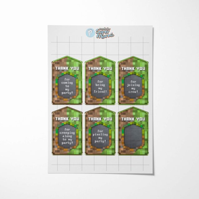 Minecraft Thank You Tags PimpYourWorld