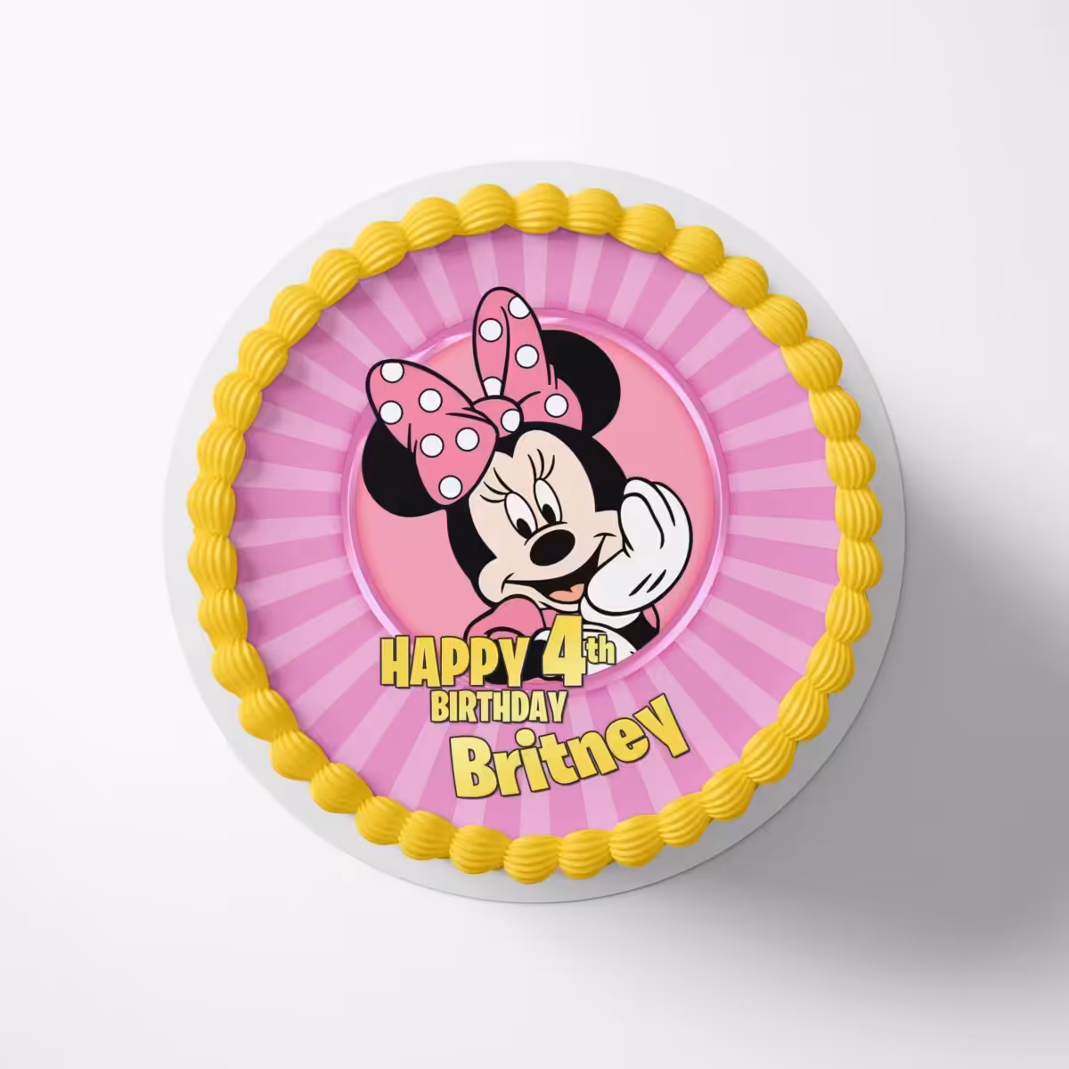 Minnie Mouse Cake Toppers