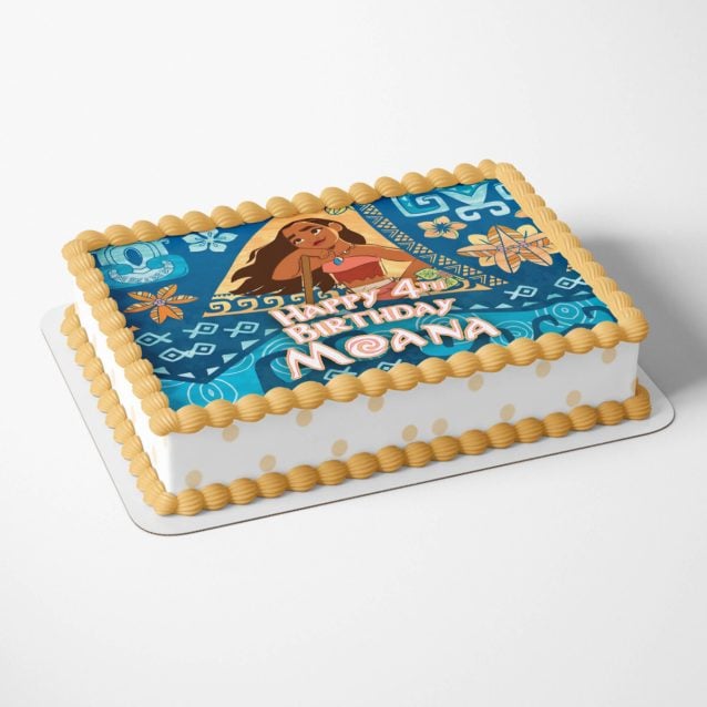 Moana Cake Topper Illustration 1/4 Sheet (8"x11") PimpYourWorld